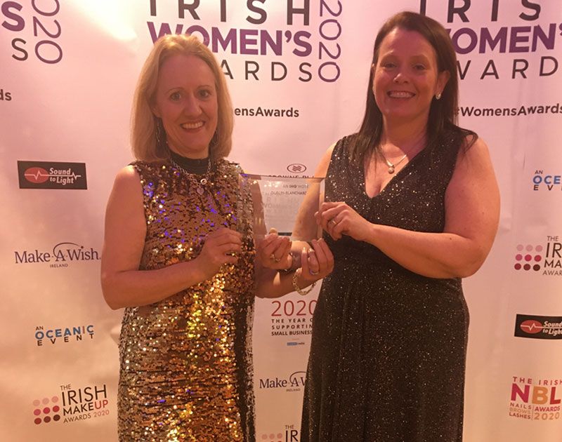 TestReach Founders, Louella Morton and Sheena Bailey, winners of the Irish Women’s Award 2020 for ‘Business of the Year’